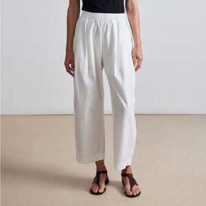 Apiece Apart Spa Pleat Pant Cream